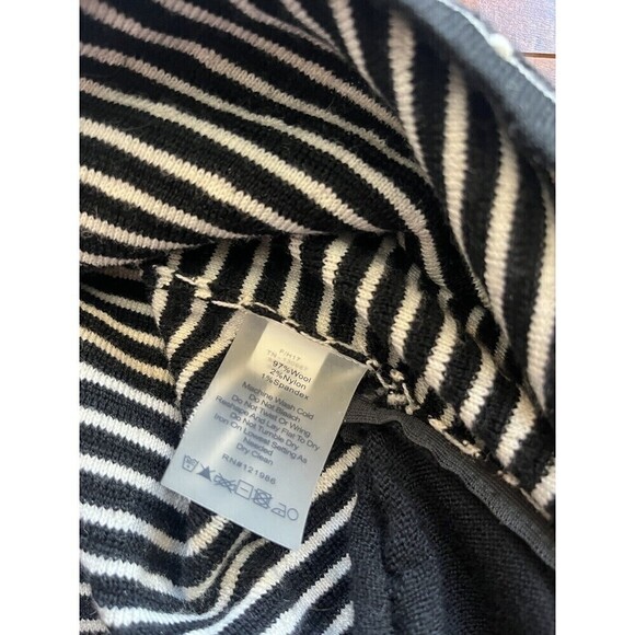 Title Nine Super Power Knit Dress Stripped Dot Wool Blend Stretch Size Small - Picture 7 of 7